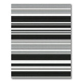 Bold Striped Geometric Modern Bold Black White Striped Area Rug
