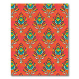 Vibrant Red Multi-Color Floral Persian Rug