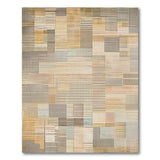 Textural Patchwork Neutral Area Rug