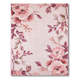 Blush Peony Floral Floral Vintage Area Rug