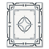 Ornate Geometric Grey Area Rug