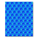 Teal Blue Diamond Geometric Area Rug