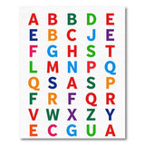 Multi-color and Patterns Kids Cartoon Vibrant ABC Alphabet Kids Area Rug