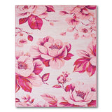 Floral Vintage Blush Pink Peony Floral Vintage Rug