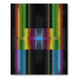 Vibrant Multi-Color Geometric Stripe Area Rug