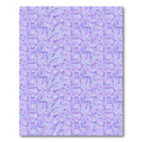 Purple Purple Faceted Geometric Area Rug