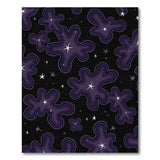 Purple Nebula Starfield Abstract Area Rug