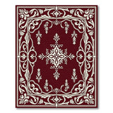 Red Ornate Red Persian Area Rug