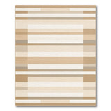Geometric Modern Beige Neutral Geometric Striped Area Rug