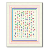 Vibrant Multi-Color Geometric Hexagon Rug