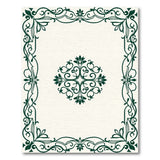 Traditional Persian Ornate Green Floral Border Area Rug
