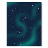Starry Aurora Borealis Constellation Rug