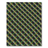 Green Navy Plaid Check Area Rug