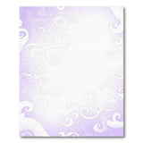 Abstract Area Purple Swirl Abstract Area Rug
