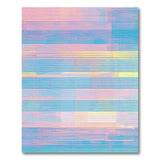 Geometric Modern Vibrant Multi-Color Geometric Stripe Rug