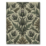 Ornate Thistle Floral Area Rug