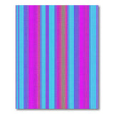 Southwestern Vibrant Multi-Color Stripe Area Rug