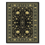 Gothic Halloween Jack-o'-Lantern Persian Rug