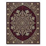 Red Opulent Red Gold Traditional Persian Area Rug