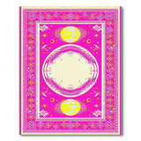 Vibrant Pink Celestial Geometric Rug