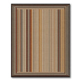Striped Brown Tan Geometric Area Rug