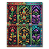 Opulent Multi-Color Persian Floral Area Rug