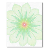 Ethereal Mint Green Floral Mandala Area Rug