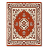 Ornate Red Ornate Red Persian Medallion Area Rug