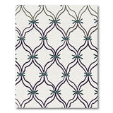 Purple Trellis Geometric Area Rug