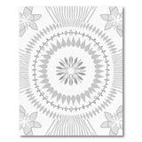 Intricate Grey Persian Mandala Area Rug