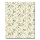 Whimsical Pear Blossom Pattern Area Rug