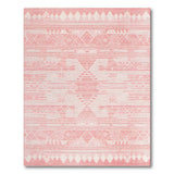 Blush Pink Southwestern Geometric Rug