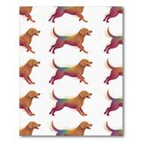 Rainbow Dog Kids Cartoon Area Rug