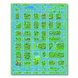 Vibrant City Map Area Rug