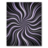 Purple Vortex Swirl Area Rug