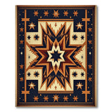 Navajo Starburst Southwestern Area Rug