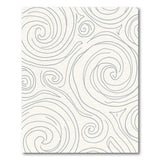 Abstract Area Grey Swirl Abstract Area Rug