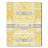 Yellow Heritage Tribal Geometric Heritage Tribal Area Rug