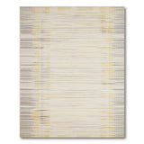 Abstract Geometric Grid Yellow Area Rug