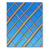 Multi-color and Patterns Rainbow Lattice Geometric Area Rug