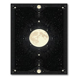 Radiant Full Moon Celestial Area Rug