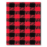 Buffalo Plaid Bold Red Black Buffalo Plaid Area Rug