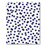 Navy Polka Dot Area Rug