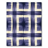 Indigo Batik Grid Area Rug