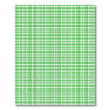 Crisp Green Gingham Checkered Area Rug