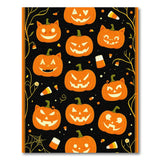 Halloween Jack-O'-Lantern Cat Pumpkins Rug