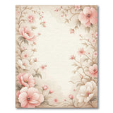 ODIKA Washable Vintage Floral Area Rug - Non-Slip Low Pile & Robot Vacuum Friendly