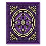 Purple Purple Persian Medallion Area Rug