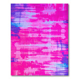 Vibrant Pink Purple Abstract Area Rug