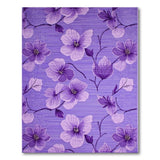 Floral Vintage Purple Floral Bloom Area Rug